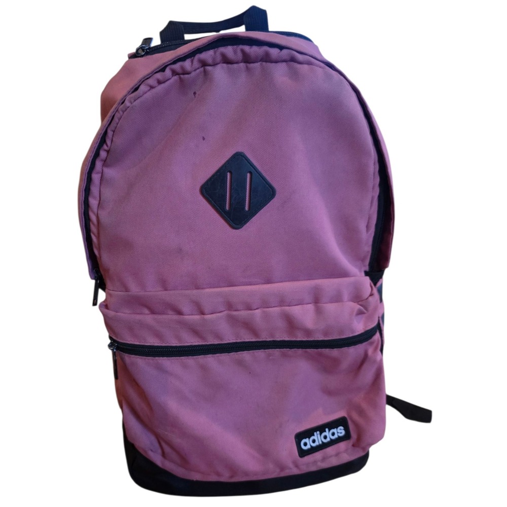 Adidas Backpack Mauve Purple School Book Bag Travel Gym Casual Women Teen